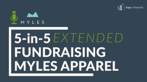 financial podcast myles apparel fundraising